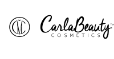 Logo de CarlaBeauty blanco y negro