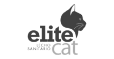 Logo de Elite cat blanco y negro