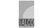 Logo de Grupo Alco blanco y negro